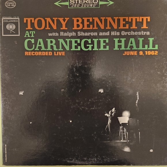 Tony Bennett At Carnegie Hall," recorded June 1962 Ralph Sharon & Orchestra. - Picture 1 of 4